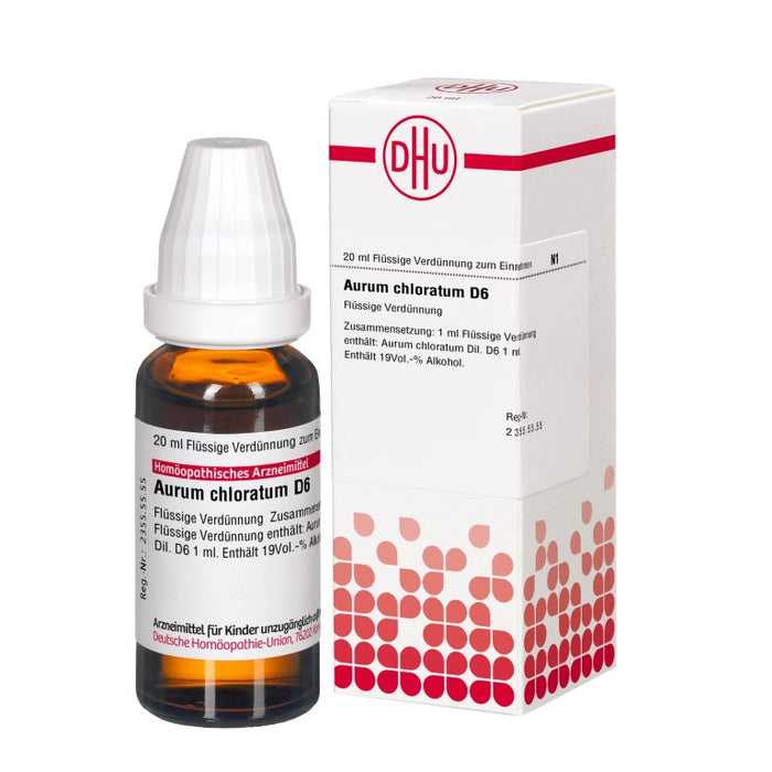 DHU Aurum chloratum D6 Dilution, 20 ml Lösung