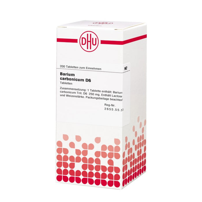 DHU Barium carbonicum D6 Tabletten, 200 St. Tabletten