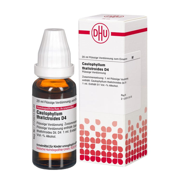 DHU Caulophyllum thalictroides D4 Dilution, 20 ml Lösung