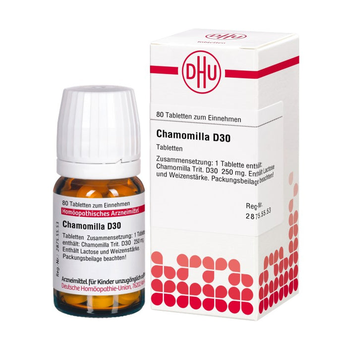 DHU Chamomilla D30 Tabletten, 80 pc Tablettes