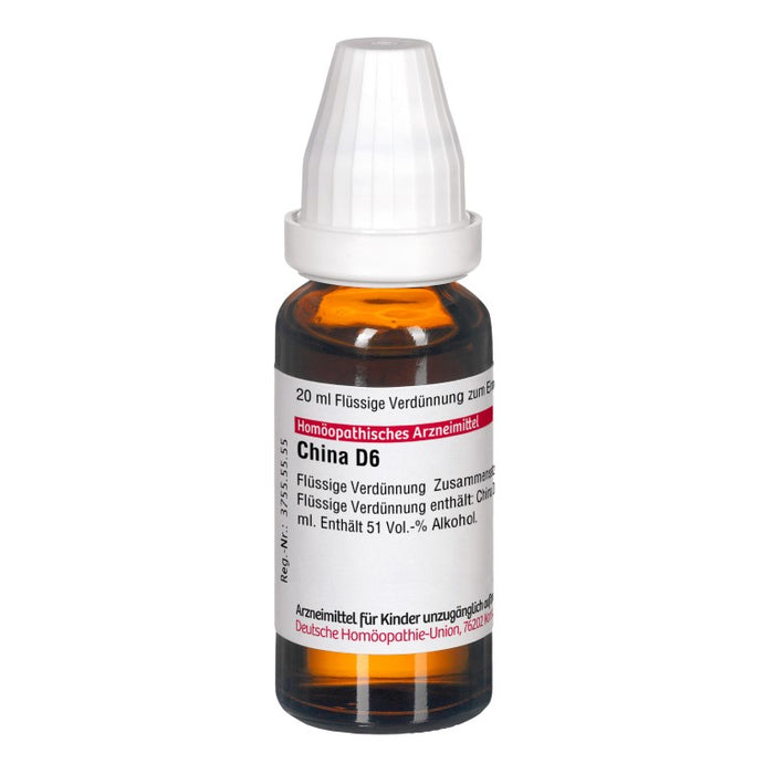 DHU China D6 Dilution, 20 ml Lösung