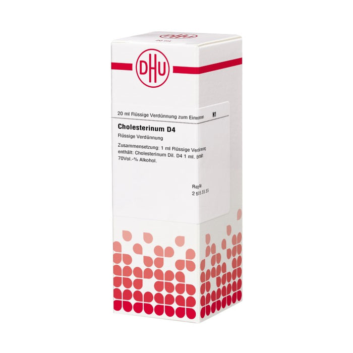 Cholesterinum D4 DHU Dilution, 20 ml Lösung