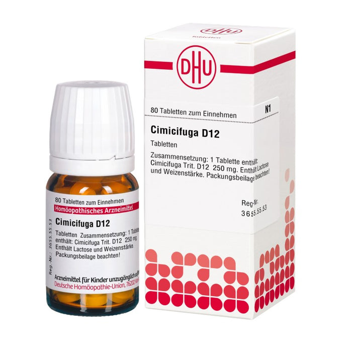 DHU Cimicifuga D12 Tabletten, 80 St. Tabletten