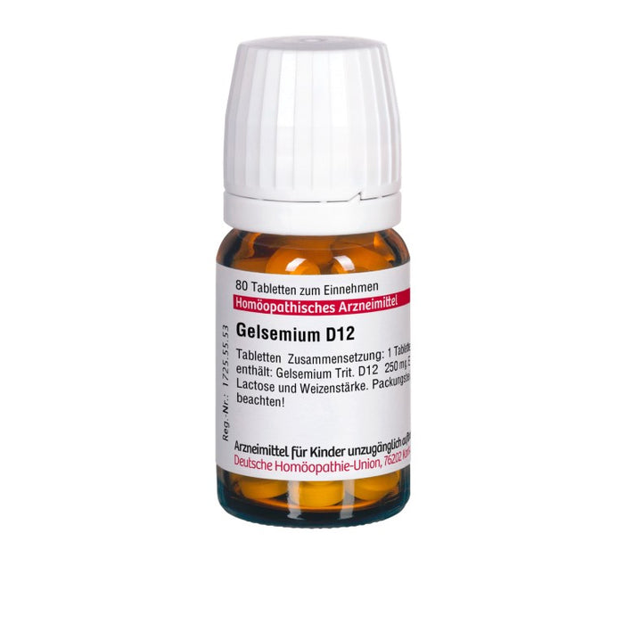 DHU Gelsemium D12 Tabletten, 80 St. Tabletten