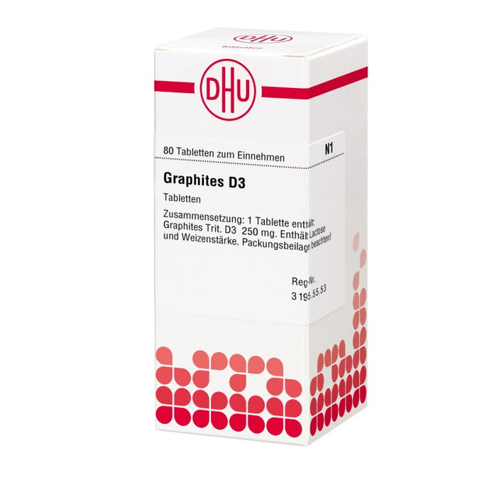 DHU Graphites D3 Tabletten, 80 St. Tabletten