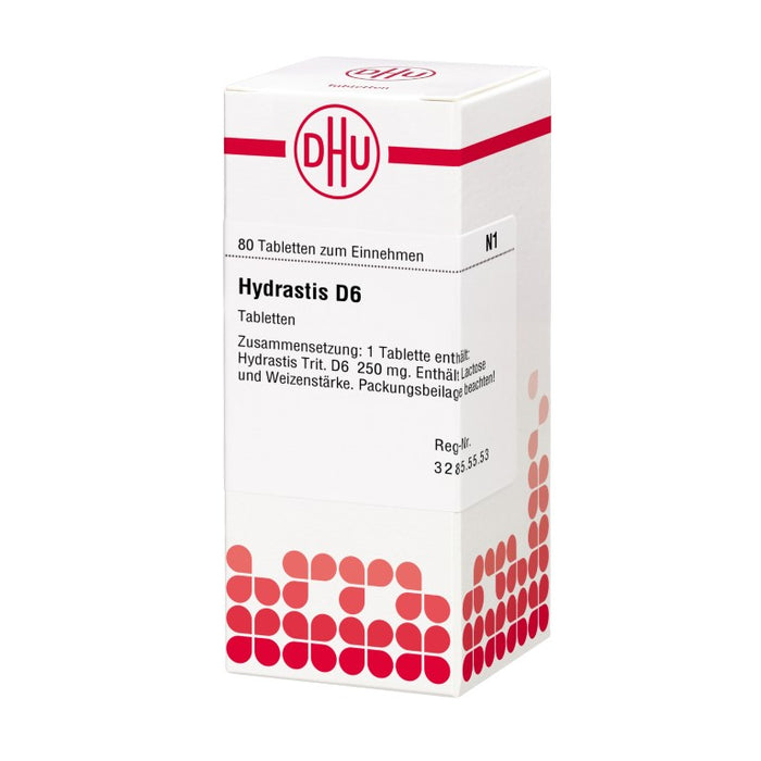 DHU Hydrastis D6 Tabletten, 80 St. Tabletten