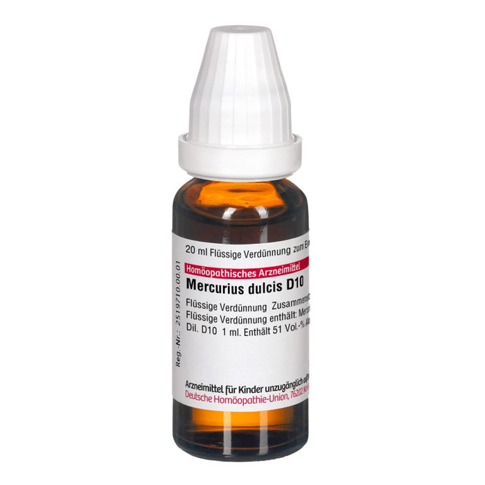 DHU Mercurius dulcis D10 Dilution, 20 ml Lösung