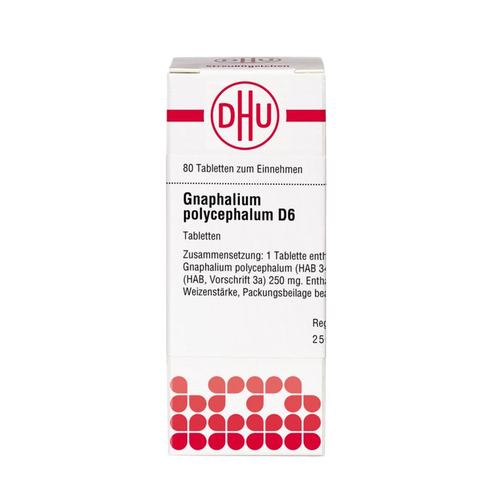 DHU Gnaphalium polycephalum D6 Tabletten, 80 St. Tabletten