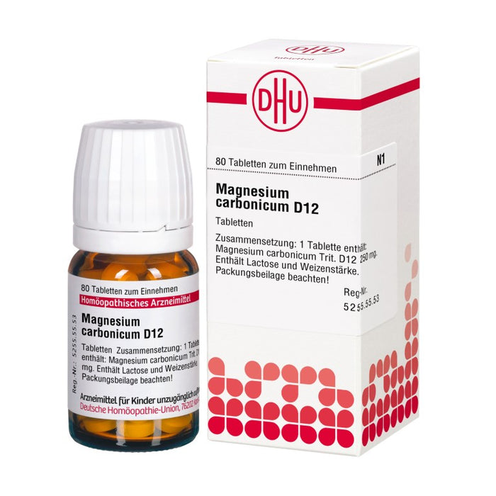 Magnesium carbonicum D12 DHU Tabletten, 80 St. Tabletten