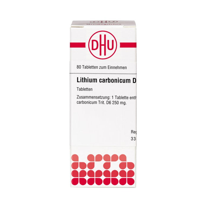 DHU Lithium carbonicum D6 Tabletten, 80 pcs. Tablets