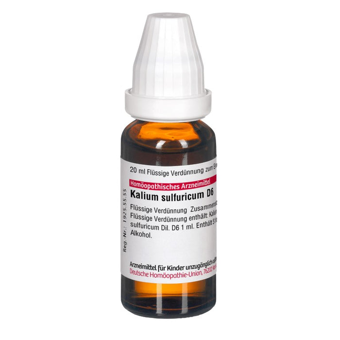 DHU Kalium sulfuricum D6 Dilution, 20 ml Lösung