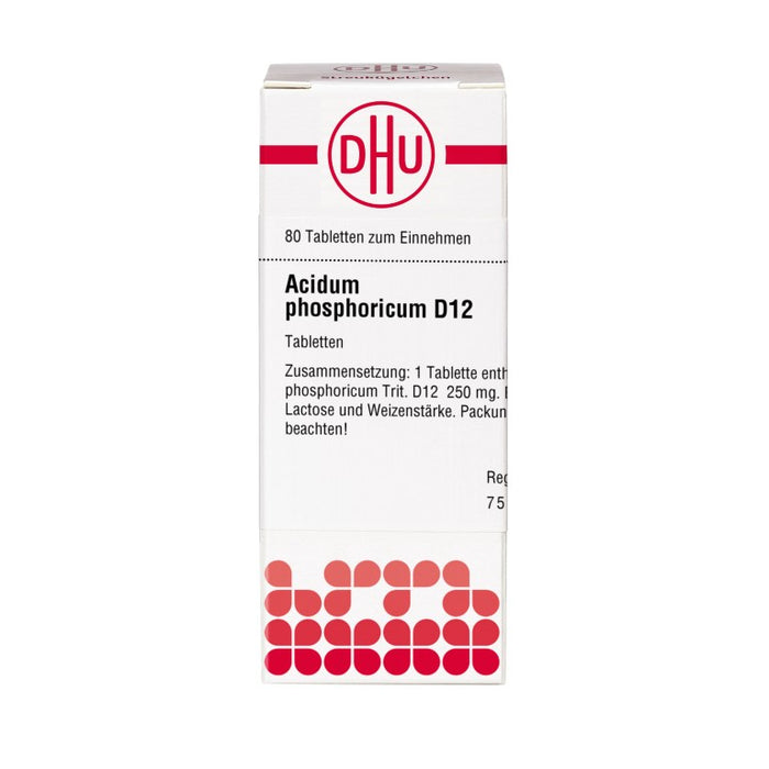 Acidum phosphoricum D12 DHU Tabletten, 80 St. Tabletten