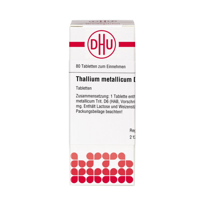 DHU Thallium metallicum D6 Tabletten, 80 pcs. Tablets