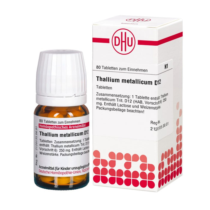 Thallium metallicum D12 DHU Tabletten, 80 St. Tabletten