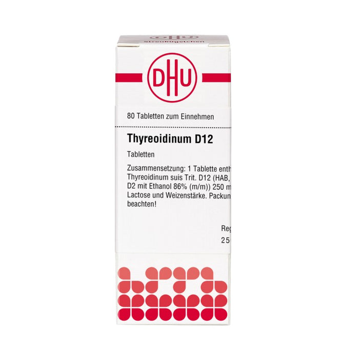 DHU Thyreoidinum D12 Tabletten, 80 pcs. Tablets