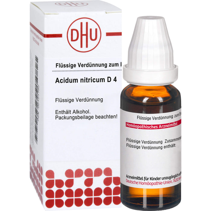 DHU Acidum nitricum D4 Dilution, 20 ml Lösung