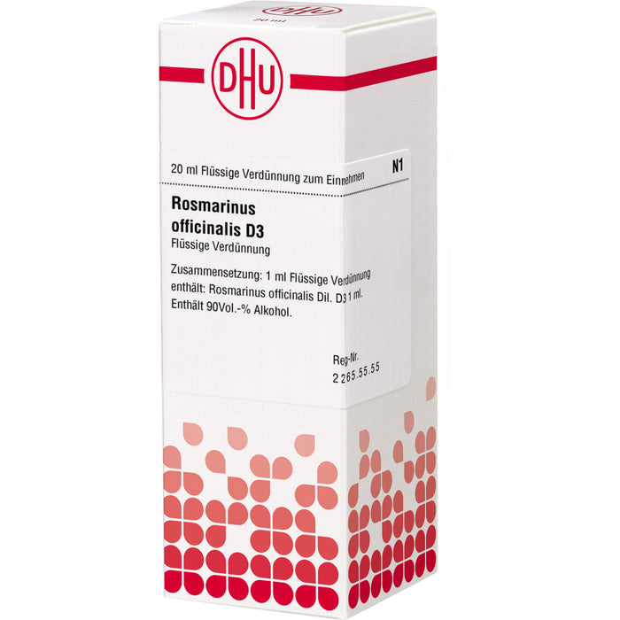 DHU Rosmarinus officinalis D3 Dilution, 20 ml Lösung