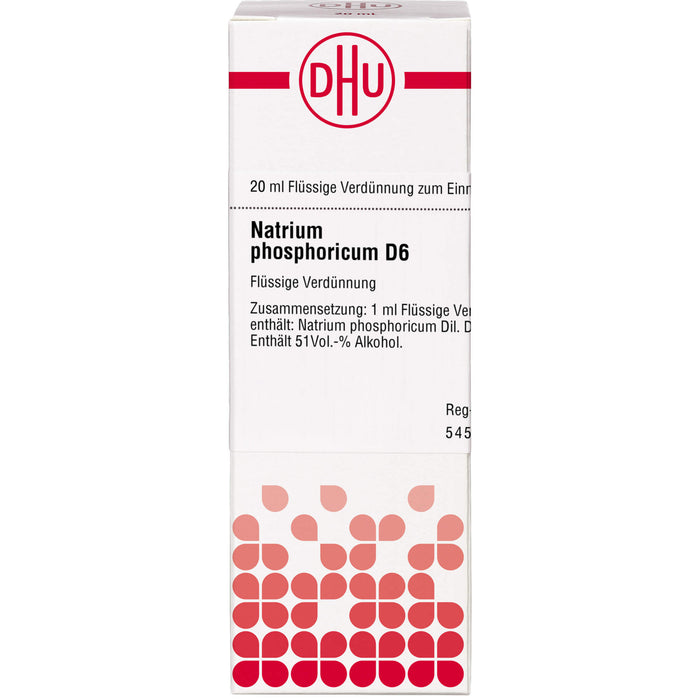 DHU Natrium phosphoricum D6 Dilution, 20 ml Lösung