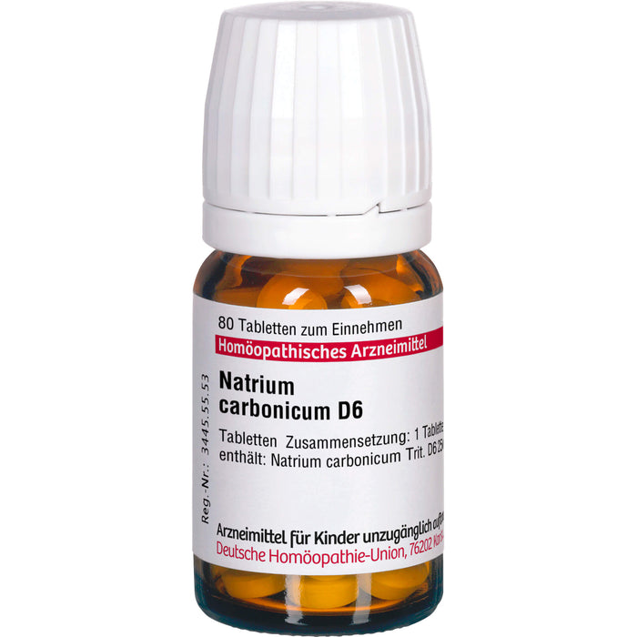 DHU Natrium carbonicum D6 Tabletten, 80 St. Tabletten