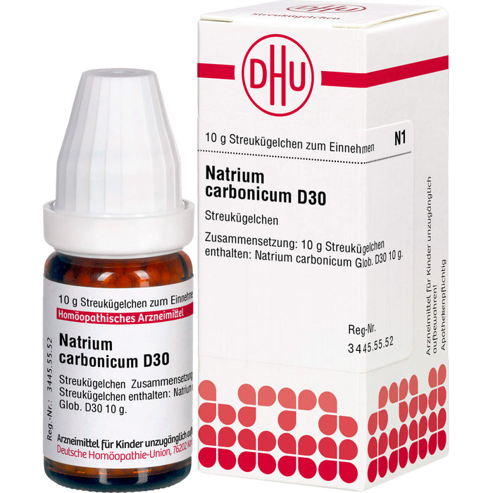 DHU Natrium carbonicum D30 Streukügelchen, 10 g Globules