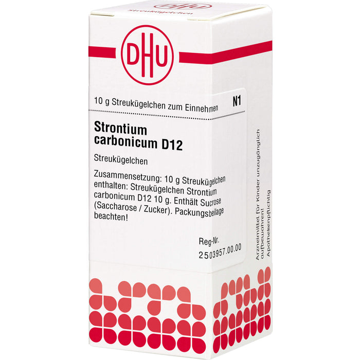 DHU Strontium carbonicum D12 Streukügelchen, 10 g Globules