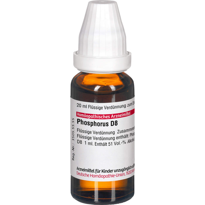 DHU Phosphorus D8 Dilution, 20 ml Lösung