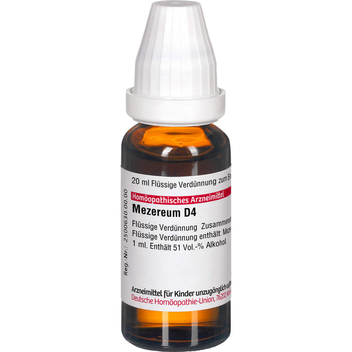 DHU Mezereum D4 Dilution, 20 ml Lösung