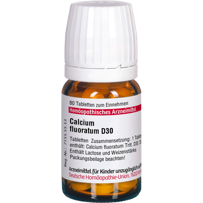 DHU Calcium fluoratum D 30 Tabletten, 80 pc Tablettes