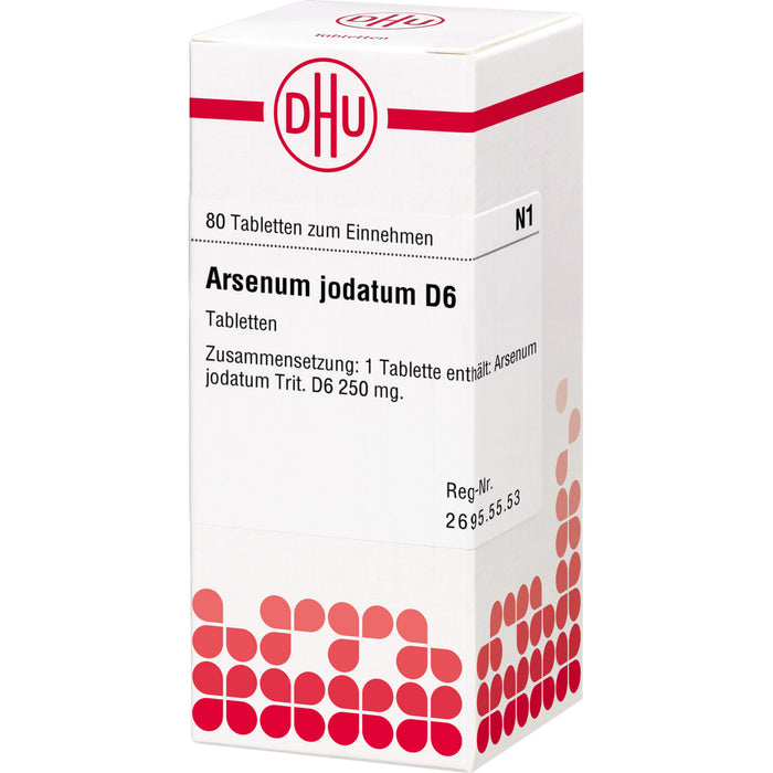 DHU Arsenum jodatum D6 Tabletten, 80 St. Tabletten