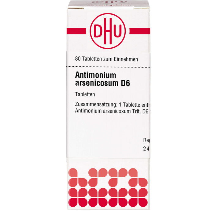 DHU Antimonium arsenicosum D6 Tabletten, 80 pc Tablettes