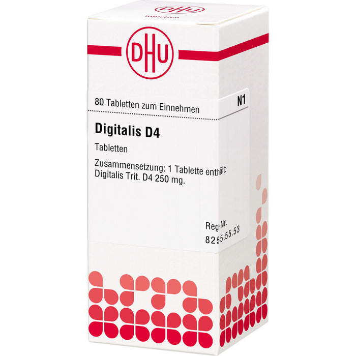 Digitalis D4 DHU Tabletten, 80 St. Tabletten