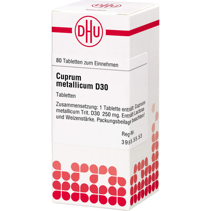 Cuprum metallicum D30 DHU Tabletten, 80 St. Tabletten