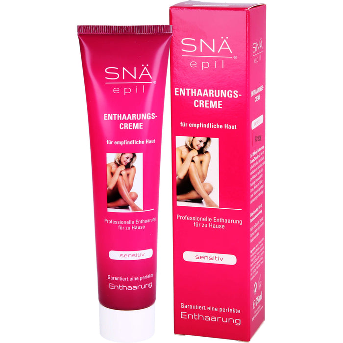 SNÄ Epil Enthaarungs-Creme für empfindliche Haut, 75 ml Creme