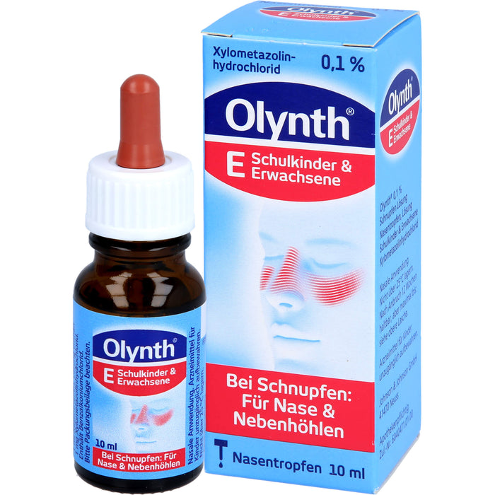 Olynth E Nasentropfen bei Schnupfen, 10 ml Lösung