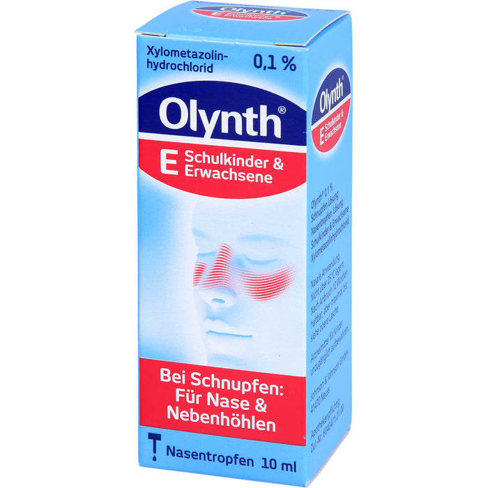 Olynth E Nasentropfen bei Schnupfen, 10 ml Solution