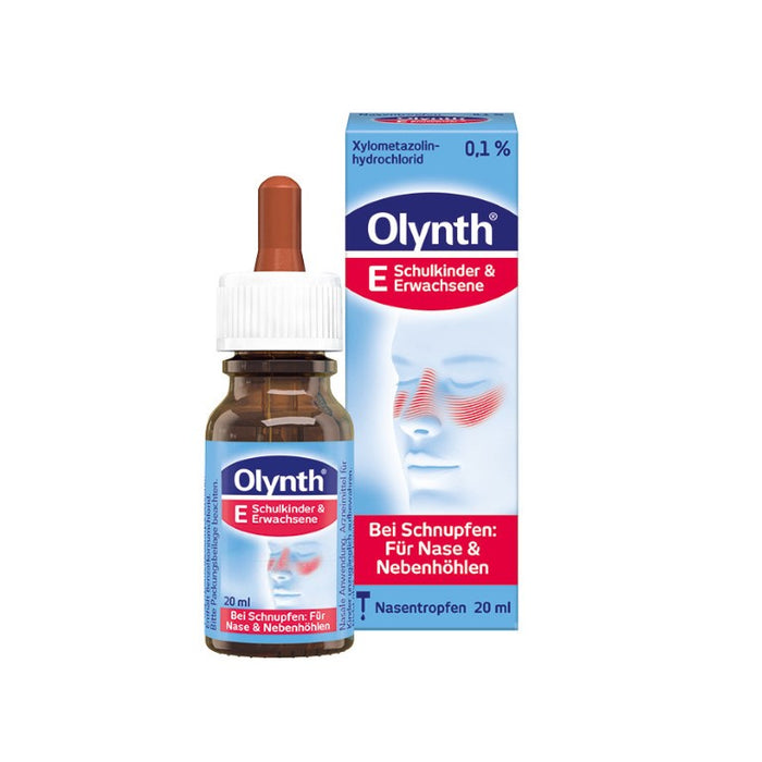 Olynth E Nasentropfen bei Schnupfen, 20 ml Solution