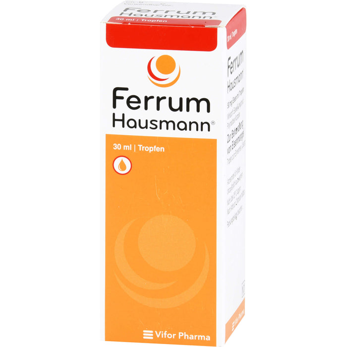 Ferrum Hausmann Tropfen zur Behandlung von Eisenmangel, 30 ml Solution