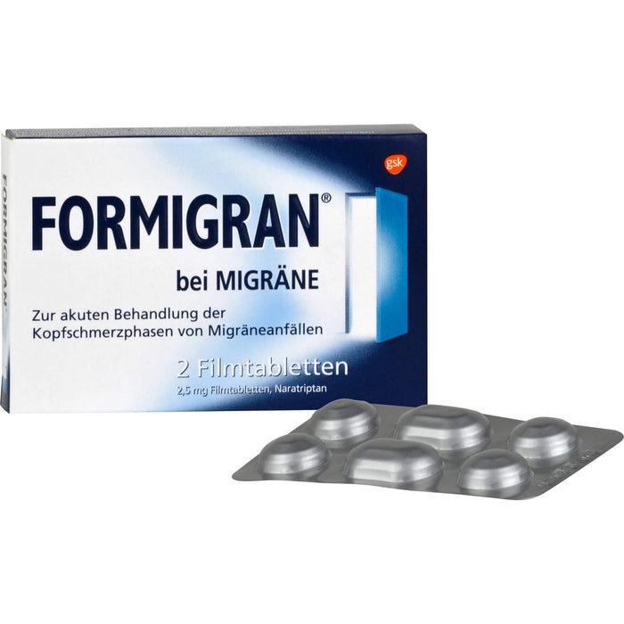 Formigran bei Migräne Filmtabletten, 2 pc Tablettes