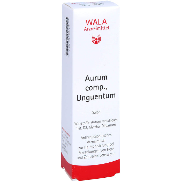 WALA Aurum comp., Unguentum Salbe zur Harmonisierung bei Erkrankungen von Herz und Zentralnervensystem, 30 g Ointment