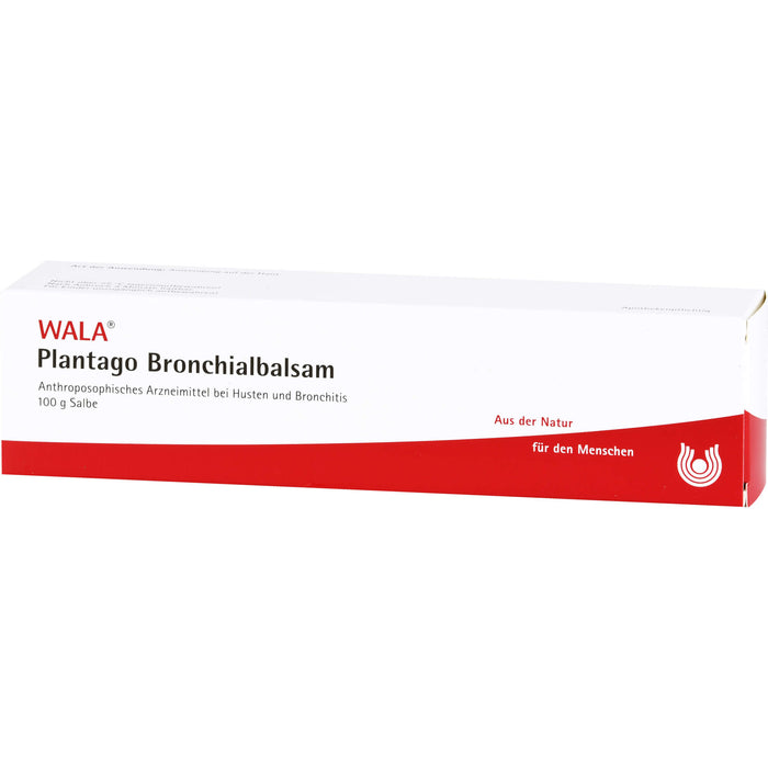 WALA Plantago Bronchialbalsam bei Husten und Bronchitis, 100 g Onguent