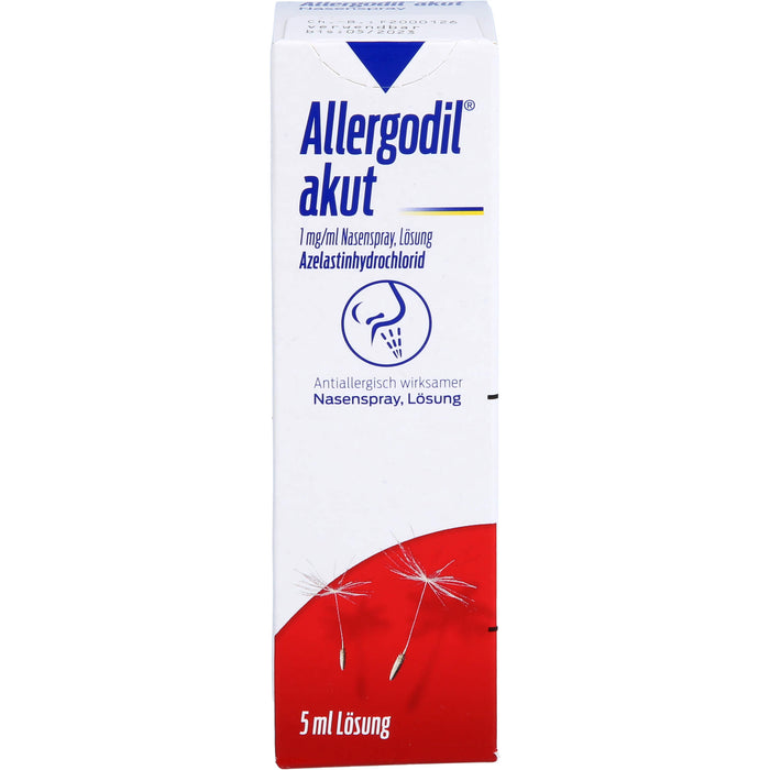 Allergodil akut Nasenspray, 5 ml Solution