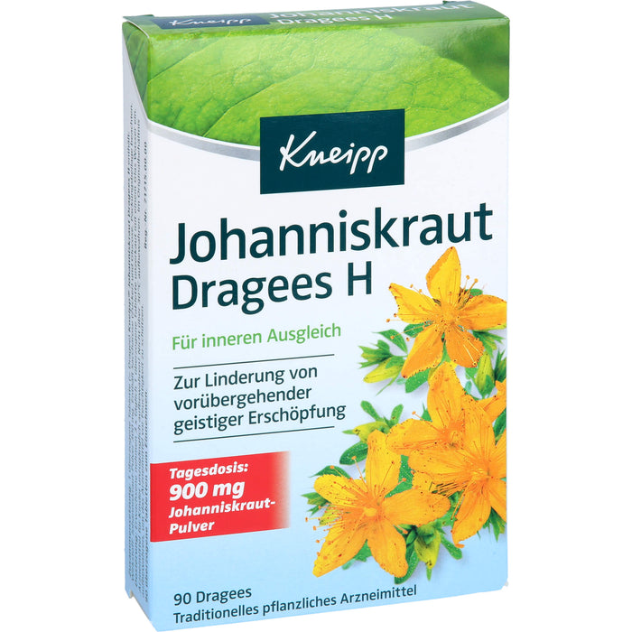 Kneipp Johanniskraut Dragees H für inneren Ausgleich, 90 pcs. Tablets