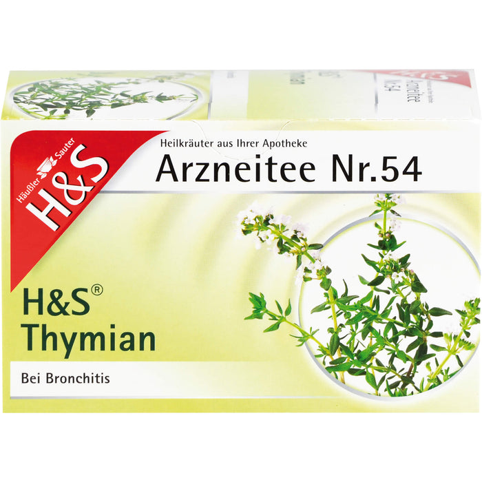 H&S Thymian Arzneitee Nr. 54, 20 St. Filterbeutel