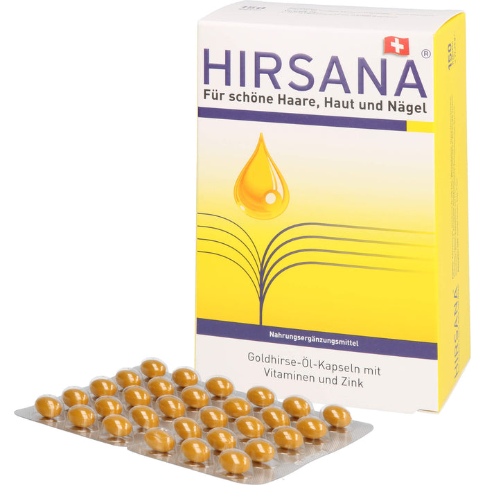 HIRSANA Goldhirse Öl Kapseln, 150 pcs. Capsules