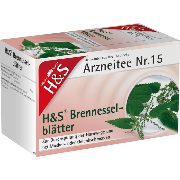 H&S Brennesselblätter Arzneitee Nr. 15, 20 St. Filterbeutel