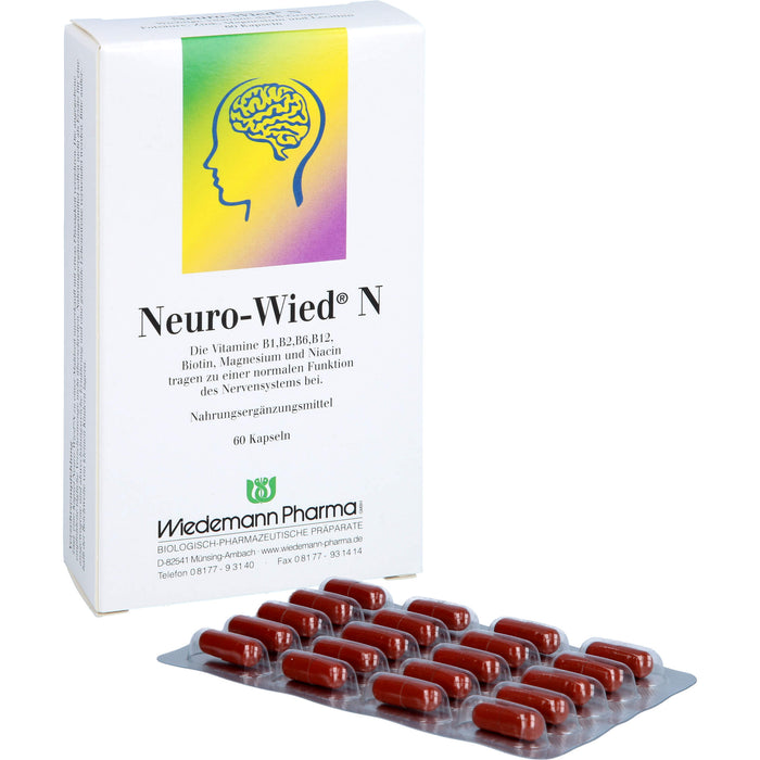 Neuro-Wied N Kapseln für eine normale Funktion des Nervensystems, 60 pcs. Capsules