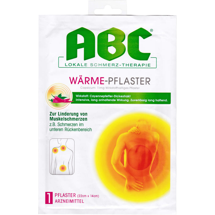 Hansaplast ABC Wärme-Pflaster zur Linderung von Muskelschmerzen, 1 pc Pansement