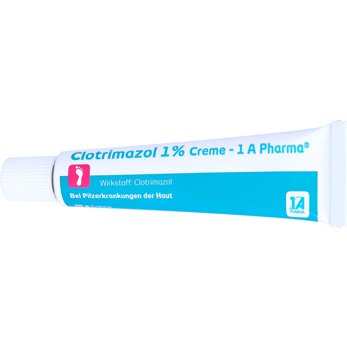 Clotrimazol 1 % Creme 1A Pharma bei Pilzerkrankungen der Haut, 20 g Crème