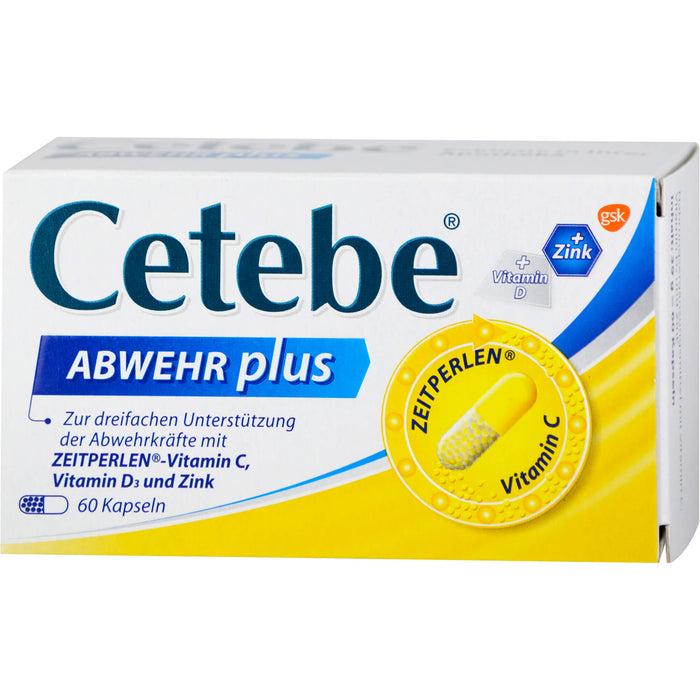 Cetebe Abwehr plus Kapseln, 60 pc Capsules