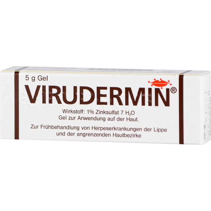 VIRUDERMIN Gel zur Frühbehandlung von Herpeserkrankungen der Lippe, 5 g Gel